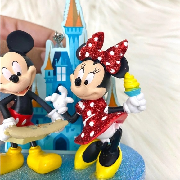 Mickey And Minnie Magic Kingdom Ornament - Picture 3 of 6